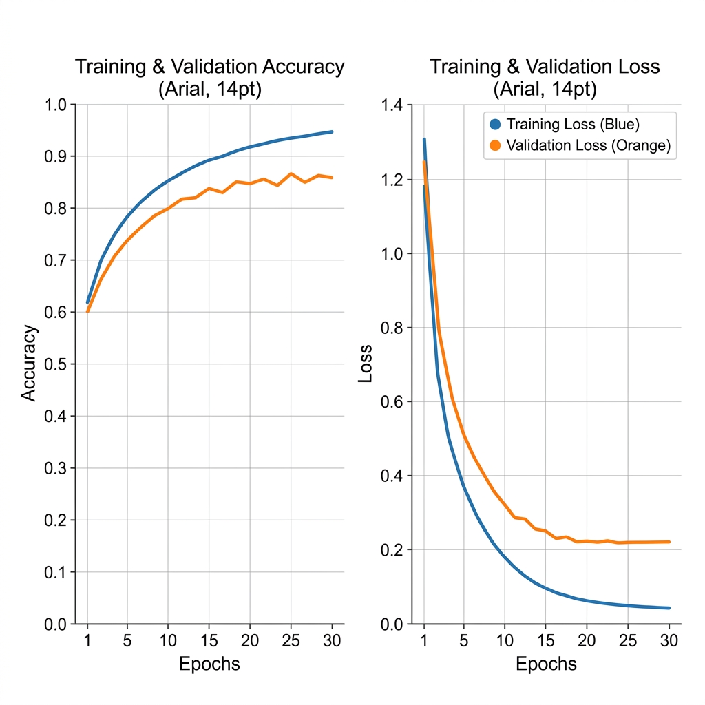 Training and Validation Accuracy and Loss Curves